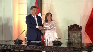 Inauguración del puerto de Chancay