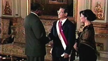 El inicio del segundo mandato de Alberto Fujimori