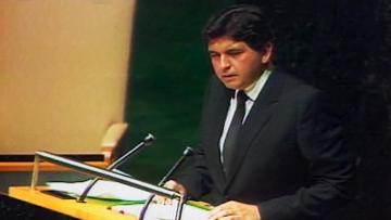 Alan García ante la Asamblea General de las Naciones Unidas